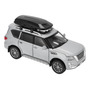 Coche Modelo Suv De Aleación Con Luz Y Sonido Para Niños Silver
