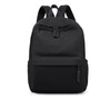 Mochila Portátil Para Laptop 14 Pulgadas Negra Escolar Y Via Black Diseño De La Tela