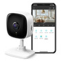 Cámara De Seguridad Wi-fi Interior 3mp Visión Nocturna Movim Blanco