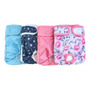 Set De 4 Pañales Lavables Para Perro Femenina Xs Súper Absor