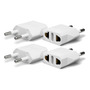 Adaptador De Enchufe . A Europa 4 Unidades Viaje