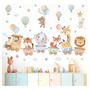 Pegatinas De Pared Animales Selva Elefante Jirafa Impermeabl Multi