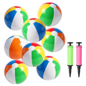 Pelotas De Playa Inflables 40cm Set De 8 Piezas Recreativas