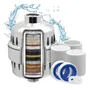 Filtro De Ducha Universal 20 Etapas Purificador Agua Cromo Cromo