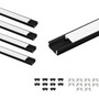 Paquete De 5 Difusores De Aluminio Para Tira Led Multicolor Color De La Luz