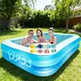 Alberca Inflable Rectangular 155x108x46cm Para Niños Y Adult /
