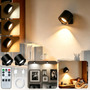 Lámpara De Pared Led Recargable 4 Brillos 3 Colores Control