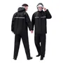 Traje Impermeable Completo Con Cubrezapatos Para Hombre Y Mu Negro Talla