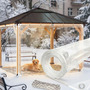 Lona Transparente 3x6 Pies Gruesa Impermeable Para Exteriore Transparente