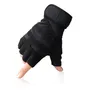 Guantes Deportivos Antideslizantes Para Gimnasio Y Correr Negro Diseño De La Tela M