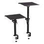 Soportes Para Altavoces De Computadora Ajustables Paquete De Negro