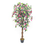 Planta Artificial Azalea 1.6mts Para Decoración Interior Rosa