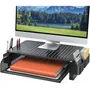 Soporte Metalico Para Monitor Ventilado Negro 37x23cm Resist