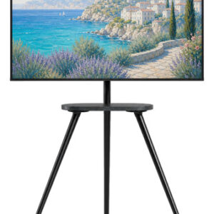 Soporte Tv Suelo Giratorio Altura Ajustable 40 A 65 PuLG Neg Negro