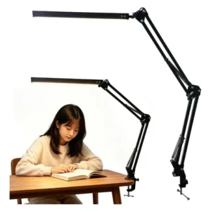 Lámpara De Escritorio Led Ajustable 360 3 Modos Luz Negra