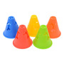 Conos De Eslalom De Plástico 7.62 Cm Entrenamiento 20 Unidad 5 Colores, 20 Unidades, Estilo 1