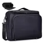 Funda De Transporte Para Proyector Con Correa Ajustable Negr Negro