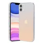 Funda Acrílico Transparente Brillantina iPhone 11 Antigolpes Coral