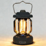 Linterna Camping Recargable Led 360 Grados Resistente Agua Negro