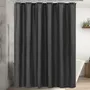 Cortina De Ducha Negra 180x180cm Impermeable Antimoho Antiba