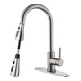 Grifo De Cocina Acero Inoxidable Montaje En Cubierta Girator Cepillado