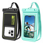 Funda Impermeable Para Teléfono Ipx8 2 Pack Negro Verde Azul