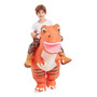 Disfraz Inflable Dinosaurio T Rex Niño Fiesta Halloween Cosp