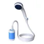 Ducha Portátil Eléctrica Para Acampar 4800 Mah Control De Fl Azul