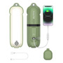 Lámpara Inflable Camping Portátil Recargable Usb 2000 Mah Verde