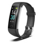 Pulsera Actividad Ip68 Monitoreo Ritmo Cardíaco Y Sueño Negro Plateado