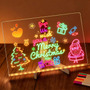 Tablero De Notas Led Acrílico Con Bolígrafo Borrable 30x20 C