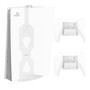Soporte De Pared Para Ps5 Blanco Con 2 Montajes Para Control Blanco