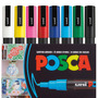 Marcadores De Colores Reversible 8 Unidades Para Escribir Y Negro, Blanco, Oro, Plata, Beige, Rosa Claro, Rojo, Naranja