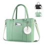Bolsa De Mujer Grande Impermeable Tote Bag Liviana 32x13x32 Verde Diseño De La Tela Acabado De Los Herrajes Color De La Correa De Hombro