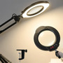 Lupa Con Luz Led 10x Para Escritorio Lámpara Flexible