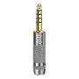 Adaptador De Auriculares 4.4mm A 3.5mm Chapado En Oro