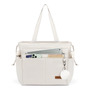 Bolso Tote De Lona Mujer Resistente Al Agua Con Bolsillos
