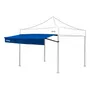 Marquesina Metálica 3x4.5m Impermeable Resistente A Uv Azul Azul