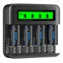 Pilas Recargables C 5000 Mah Con Cargador Usb Tipo C 4 Pcs
