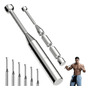 Maza India Ajustable De Acero Sólido 6 En 1 Para Fitness Plateado