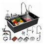 Tarja De Cocina Acero Inoxidable 68x45x22 Cm Con Grifo Extra