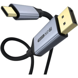 Cable Usb C A Displayport Unidireccional 2m Trenzado Compati