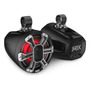 Altavoz Powersports 8 Pulgadas Led Rgb 150w Negro Para Motoc
