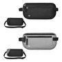 Riñonera Impermeable 2pcs Con Bloqueo Rfid Para Viajes 150cm Negro/gris Diseño De La Tela