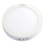 Lámpara Led 24w Redonda Blanca Eficiente Para Oficina Y Hoga Color De La Estructura