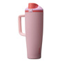 Botella De Agua Sólida Aislada De Acero 40 Oz Rosa 24 H Fría