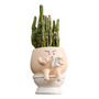 Macetero Divertido Para Plantas Con Cara Decoración Original
