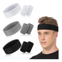 Muñequeras De Sudor 3 Piezas Unisex Para Fitness Y Baloncest Color Talla