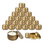 Latas De Aluminio Para Velas 4oz Doradas Paquete De 24 Unida Dorado 4oz