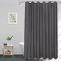 Cortina De Baño Tela Impermeable 180x200 Cm Antihongos Gris